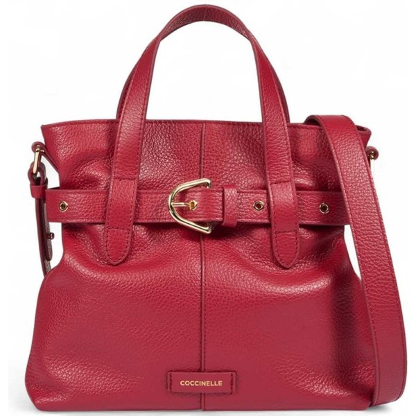Borsa a tracolla COCCINELLE Calf Cocker small sangria Donna Bordeaux - E1SO5180201R16