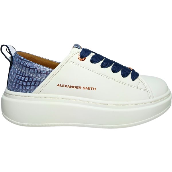 Scarpe Donna Alexander Smith Sneakers Eco-Wembley Woman, White Dark Avio-image