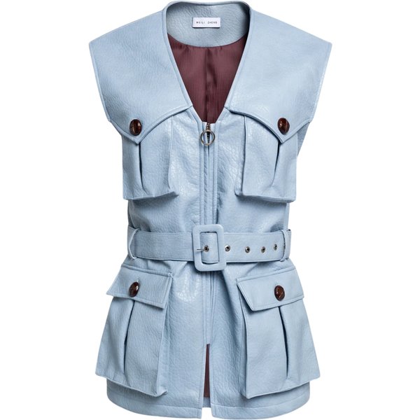 GILET Weili Zheng CON CINTURA