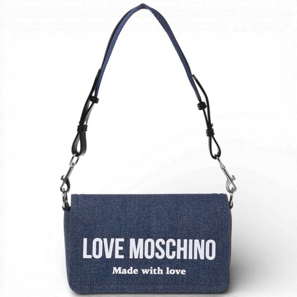 Love Moschino Borsa Denim Donna Blu in Tessuto