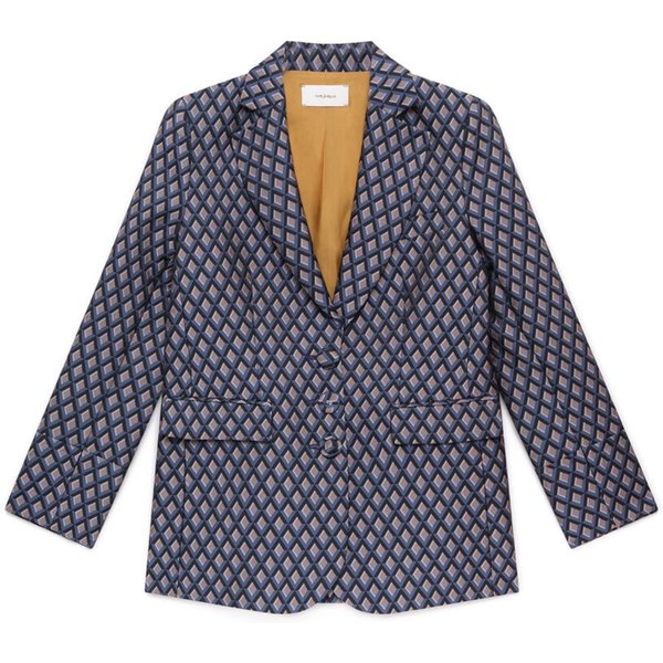 GIACCA MALIPARMI GEOMETRIC JACQUARD