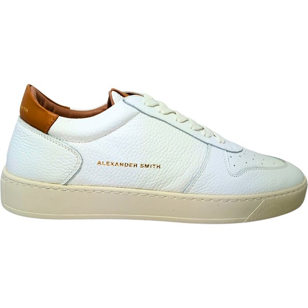 Scarpe Uomo Alexander Smith Sneakers Cambridge Man-White Cognac-image