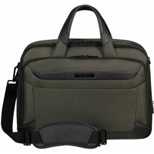 Borsa Samsonite PRO-DLX Bailhandle Verde Espandibile - KM2-04004-image