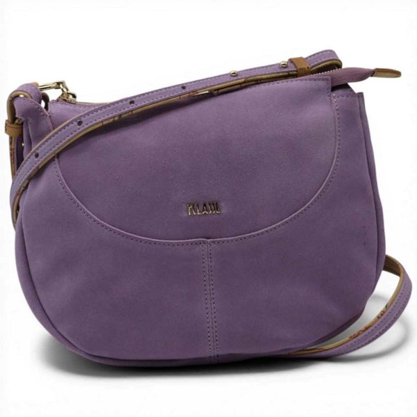 Alviero Martini 1 Classe Borsa a tracolla Tribal Leather Donna Lilla in Camoscio e Pelle