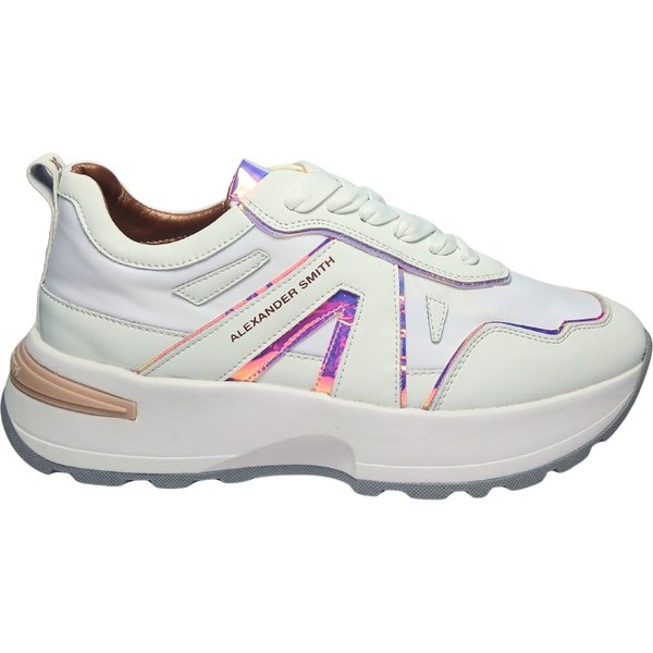 Scarpe Donna Alexander Smith Liverpool Woman White Iride Azure