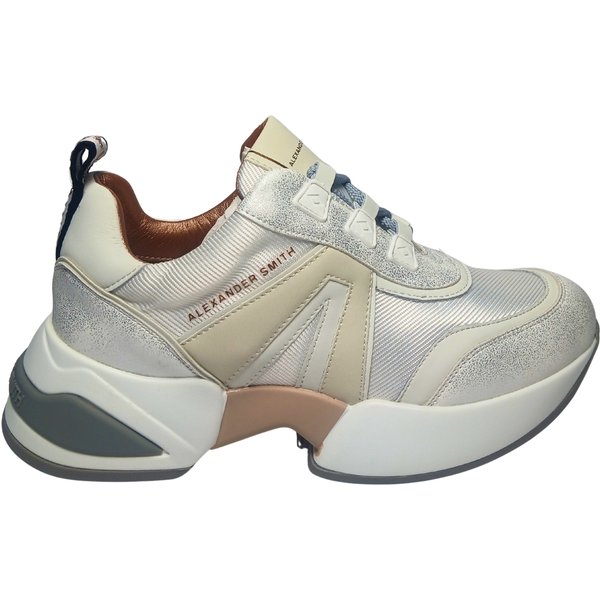 Scarpe Donna Alexander Smith Marble Woman White Silver-image