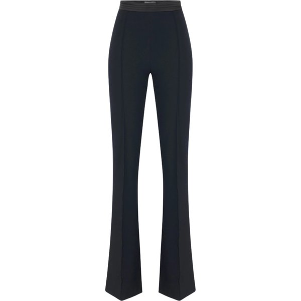 Pantaloni in doppio crepe stretch e raso ELISABETTA FRANCHI