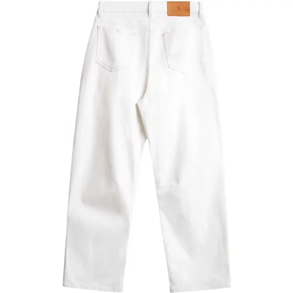 Wooden Pit Denim Pants Jeans Gamba Dritta - Panna-image
