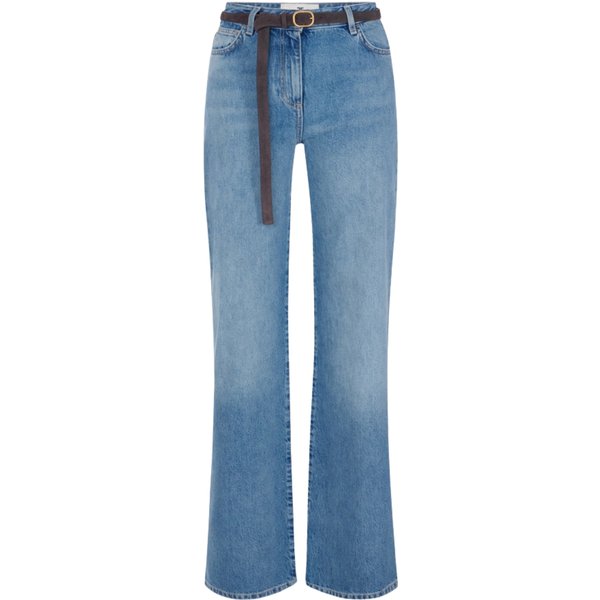 Jeans Palazzo Elisabetta Franchi CON Cintura-image