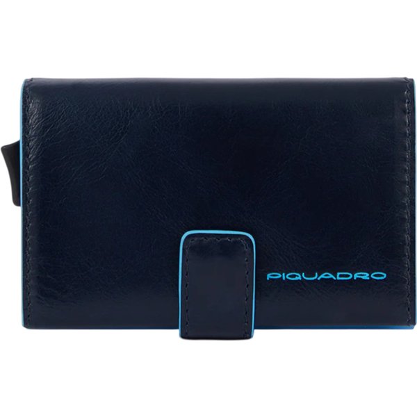 Portacarte In Metallo Uomo Piquadro PP5649B2BLR-BLU2 Blu-image