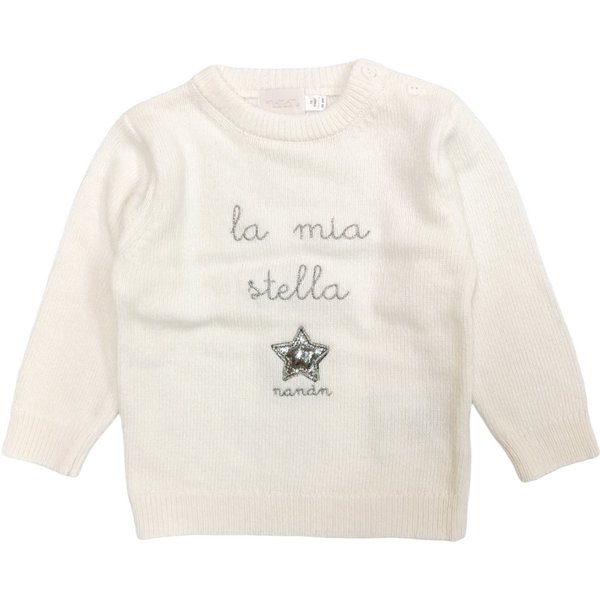 Nanan - Maglia Panna/Argento - La Mia Stella I23427-image