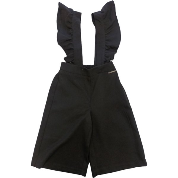 Twinset - Pantalone Salopette Nero 0006 232GJ2056