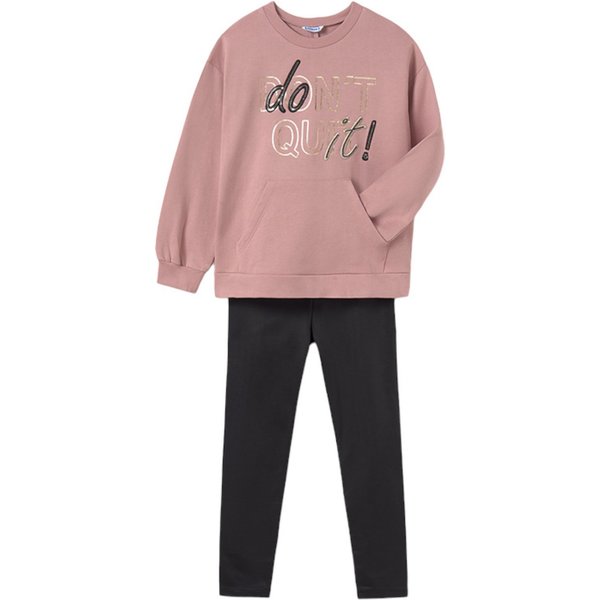 Mayoral - Compl. 2 Pz Rosa/nero 23 7553