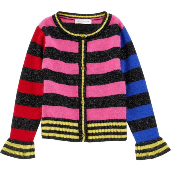 Monnalisa - Cardigan 084 Righe Multicolor 19D806 4090