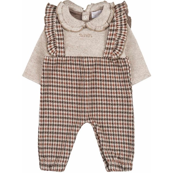 Nanan - Tutina Beige C/salopette I24451