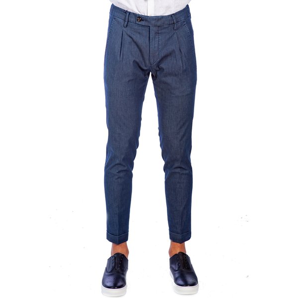 Michael Coal - Pantalone Capri Con Pences Effet Denim FREDERICK 1107 W298