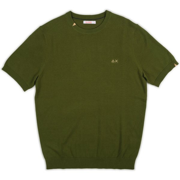 T-Shirt Uomo Sun68 K34106/37 Verde-image