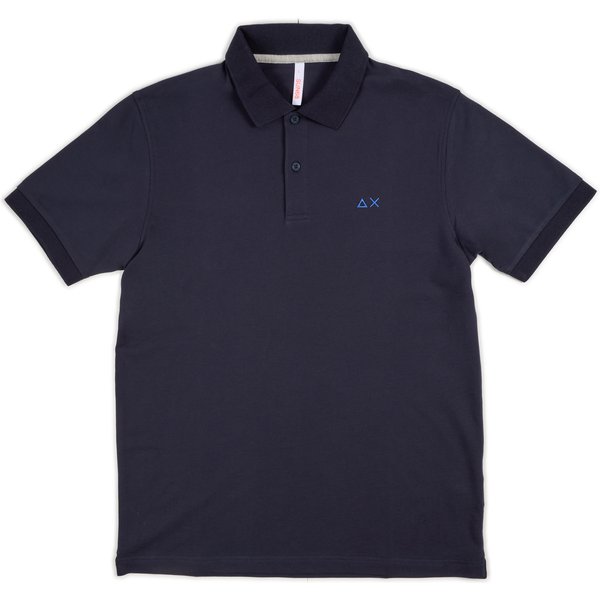 Sun68 - Polo Solid Regular Tinta Unita A34109/07 NAVY