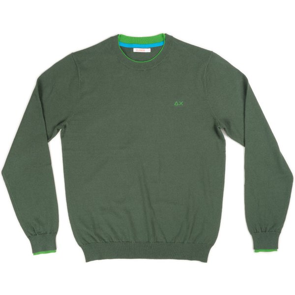 Maglia Uomo Sun68 K44125 37 Verde Sc-image