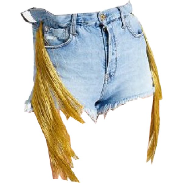 Cycle - Route Fringed Short 81 Sky Blue PC31201-image