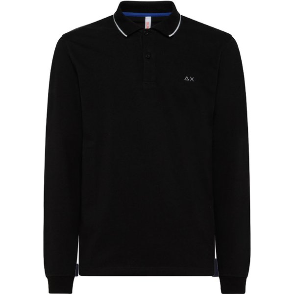 Sun68 - Polo Small Stripes 11 Nero A42103-image