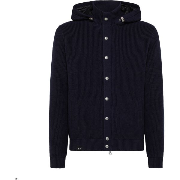Sun68 - Cardigan Hood 07 Navy Blue K42155-image