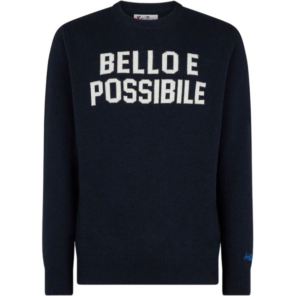 Saint Barth - Maglia Bello Possibile Blu HER0001