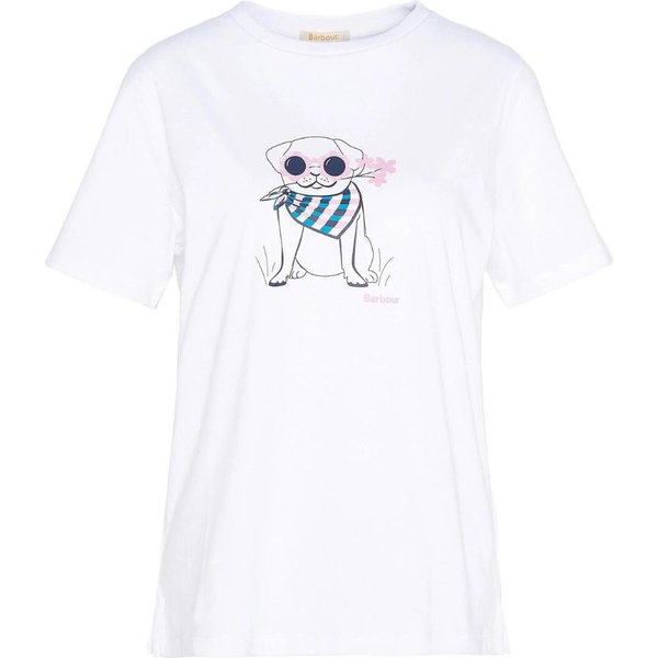 Barbour - T-shirt Bianca Honeywell LTS0635