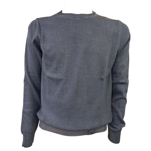 Bob - Maglia Girocollo Toppe Denim P24BLAS/NT