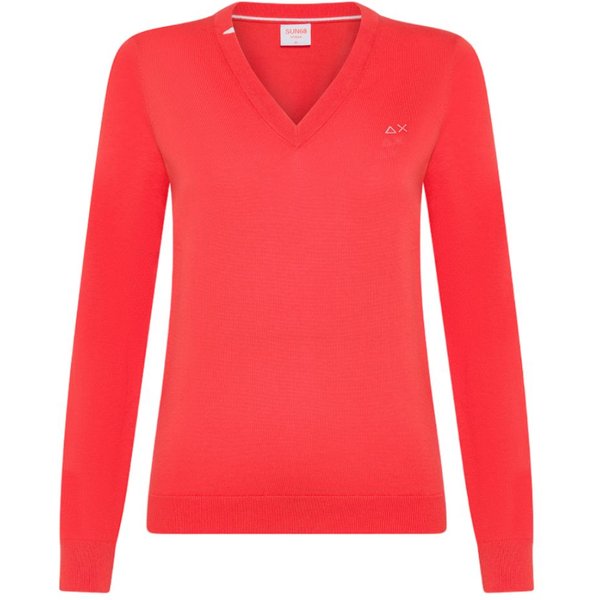 Sun68 - Maglia V Lampone K34202