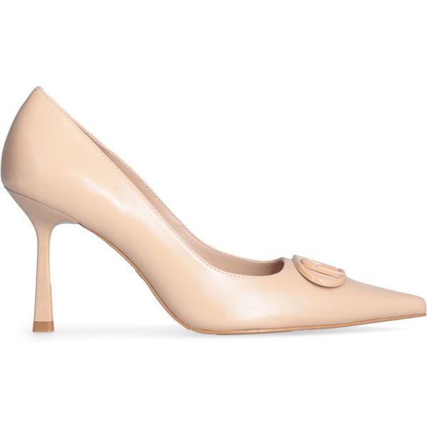 Liu Jo Decollete Sabry 03 in Pelle Shiny Nappa con Tacco a Clessidra e Maxi Logo