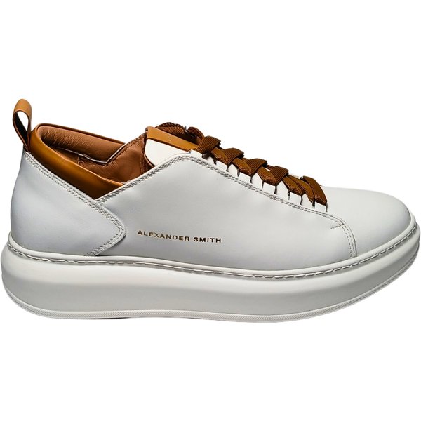 Scarpe Uomo Alexander Smith Wembley Man-White Cognac