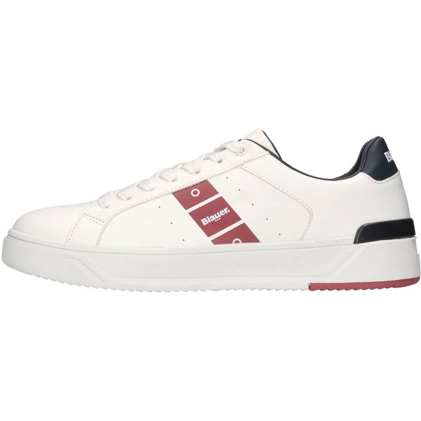 Blauer Sneakers Bianco