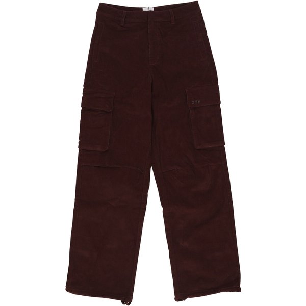 Pantalone Lungo Uomo Corduroy Cargo Pants Bordeaux-image