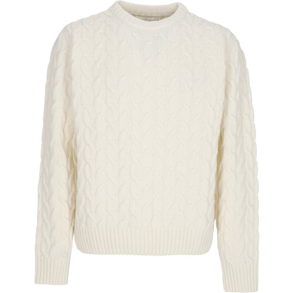 Maglione Uomo Logo Knit Sweater Cream