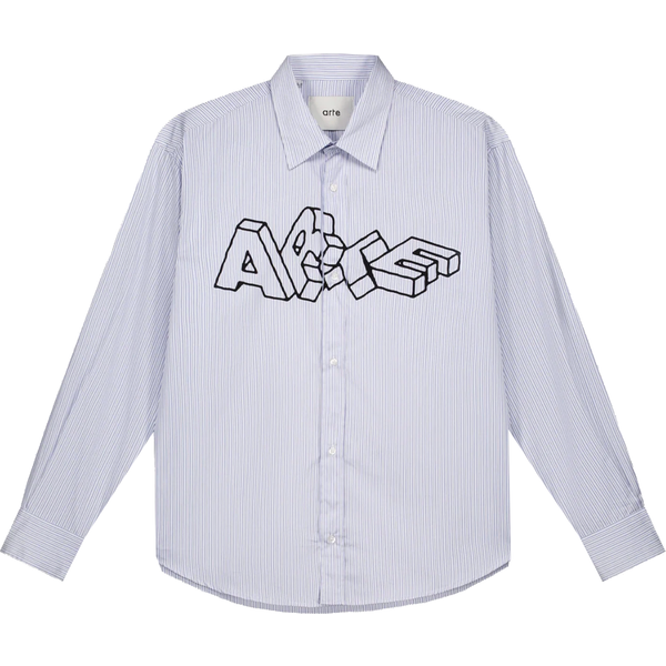 Camicia Manica Lunga Uomo Logo Blocks Shirt Striped-image