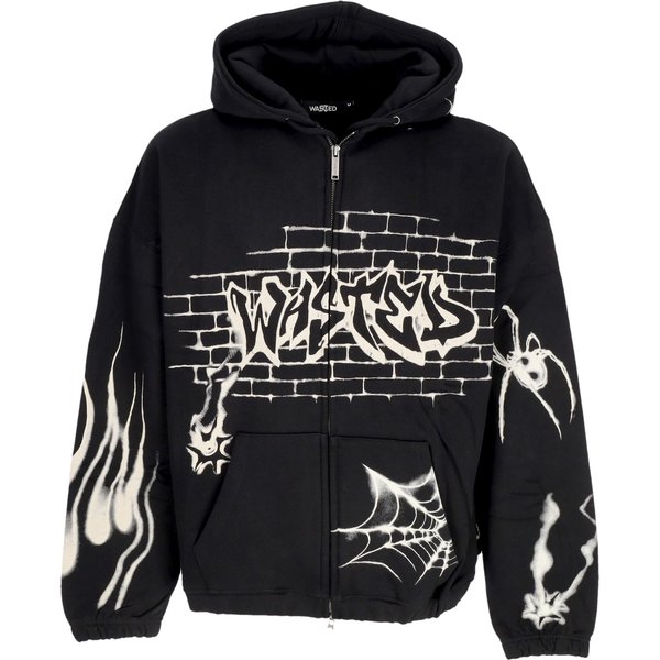 Felpa Cappuccio Zip Uomo Atm Boxy Zip Hoodie Black-image