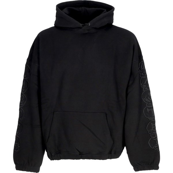 Felpa Cappuccio Uomo Bury Boxy Hoodie Black