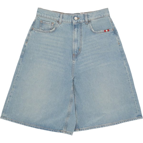 Jeans Corto Donna W Crew Bermuda Light Denim-image