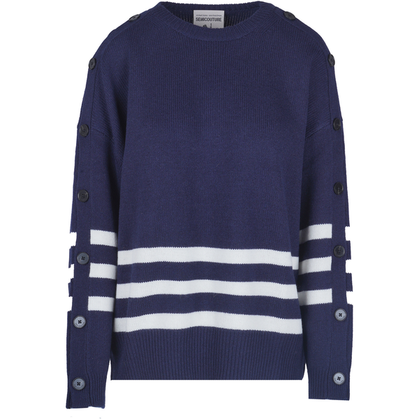 Semi Couture - Maglia - 480872 - Blu/Burro