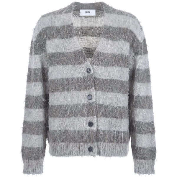 solotre - Cardigan - 480509 - Fantasia Tortora-image