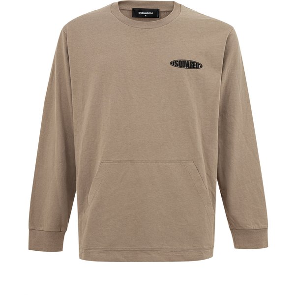 T-Shirt Maniche Lunghe con logo Dsquared2