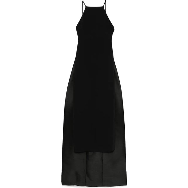 Solace London - Vestito Maxi Dress Ulla Nero da Donna