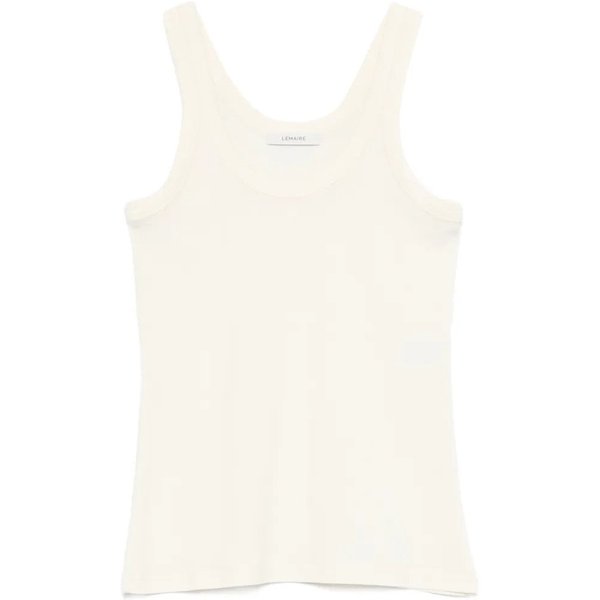 Lemaire - Top Rib Bianco da Donna