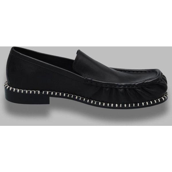 leather loafers