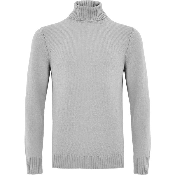 Maglione Dolcevita In Lana Grigio Gran Sasso-image