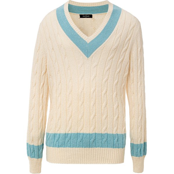 Maglione College Bianco/Azzurro Gran Sasso-image