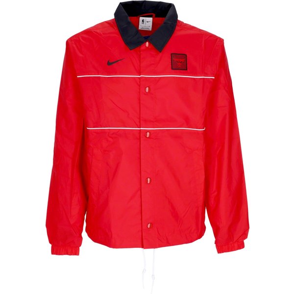 Giacca Coach Jacket Uomo Nba Courtside Ltwt Jacket Chibul University Red/Black/White-image