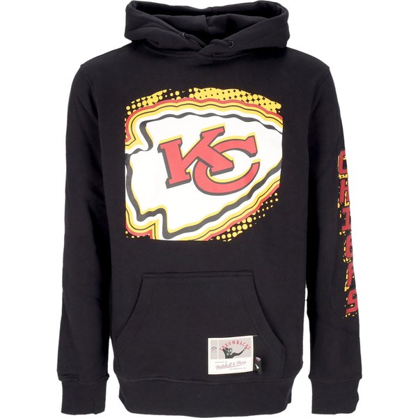Felpa Cappuccio Uomo Nfl Big Face 7.0 Hoodie Kanchi Black-image