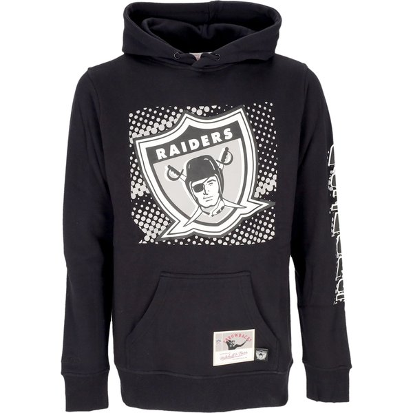 Felpa Cappuccio Uomo Nfl Big Face 7.0 Hoodie Oakrai Black-image